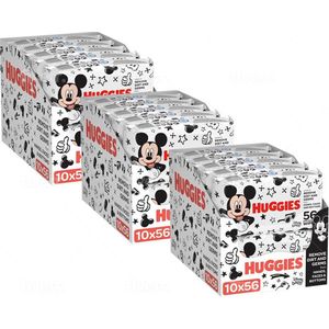 Huggies - Billendoekjes - All Over Clean - Mickey Mouse - 30 x 56 - 1680 stuks