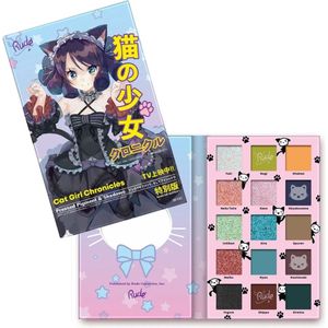 Rude Cosmetics - Cat Girl Chronicles - MANGA.4 - Eyeshadow Palette - 38100 - 15 kleuren - Matte & Shimmer - Oogschaduw Palette - 22 g