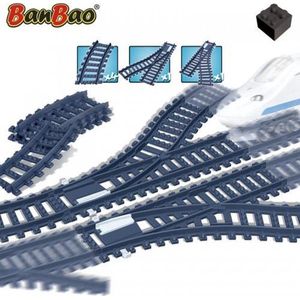 BanBao spoorrails met wissels 8226