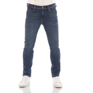 Mustang - Vegas - Slim Fit Jeans - Blauw - Denim