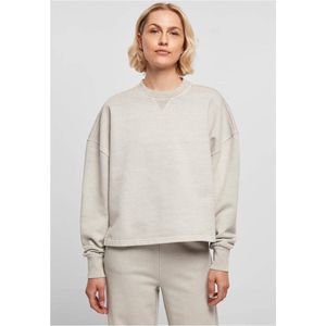 Urban Classics - Heavy Terry Garment Dye Crewneck sweater/trui - XXL - Grijs