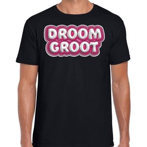 Bellatio Decorations Song T-shirt voor festival - droom groot - Europa - zwart - heren - Joost - fan XXL