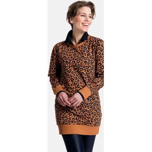 Bruine Sweater van Je m'appelle - Dames - Maat L - 6 maten beschikbaar