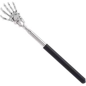 Telescopische Rugkrabber - Roestvrij staal - Instelbare lengte