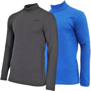 Campri - Skipully - Charcoal/Cobalt blue - Wintersportpully - Heren