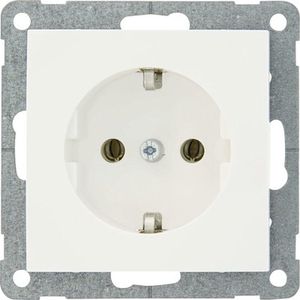 Q-LINK S2 Inbouw basiselement wandcontactdoos (wcd) RA 1-voudig polar wit