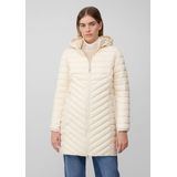 s.Oliver - Gewatteerde Jas - Crème - Slanke Pasvorm - Normale Lengte