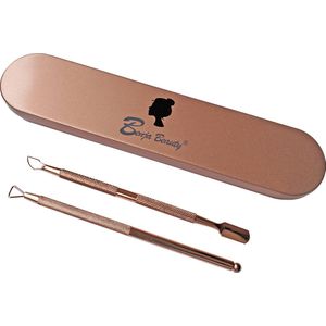 BenjaBeauty Bokkenpootje nagels - Gellak - Cuticle pusher - Cuticle remover - Pedicuresets - Manicure set - Roségoud