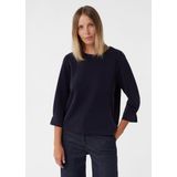 comma - Sweatshirt - Interlock-jersey - 3/4-mouwen