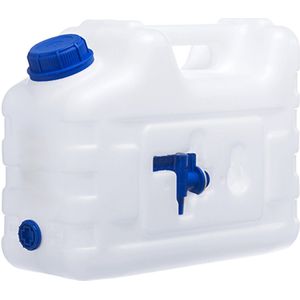 Water Jerrycan 12L met Kunststof Tapkraan - Handig en Duurzaam voor Al je Watervoorzieningen
