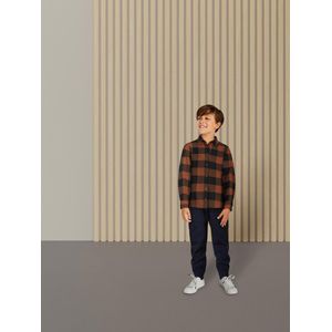 Name It Oskar Overhemd Met Lange Mouwen Bruin 7-8 Years Jongen