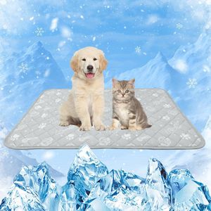S&Dshopline® Koelmat voor honden en katten, thermochrome, hondenkoelmat, zelfkoelend, antislip, waterabsorberend, draagbaar, koeldeken voor honden, hondendeken, verkoelende mat hond, L 100 x 70 cm