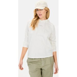 camel active Hoodie gemaakt van puur katoen - Maat womenswear-S - Melkwit