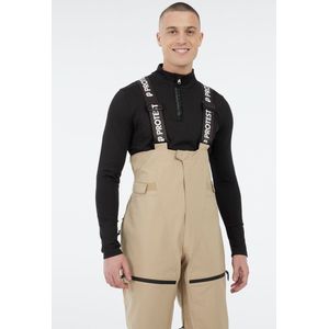 Protest Prtbase - Skibroek Heren - Salopette - Waterkolom 20K – Bamboobeige