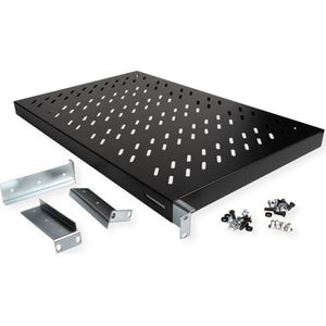 ROLINE - Plank - 19 Inch - 700mm Diep - Zwart - Plaatstaal