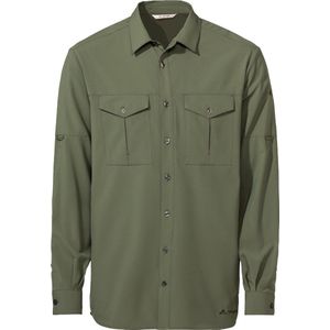 Vaude Men's Rosemoor LS Shirt - Outdoorblouse - Lange mouwen - Heren - Groen - Maat M