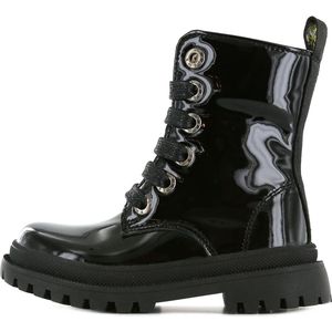 Shoesme shiny zwarte bikerboot