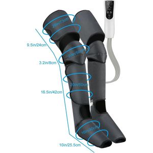 Beenmassage - Beenmassage Apparaat - Voetmassage Apparaat - Kniemassage Apparaat - Luchtdruk - 360° Massage - Goed Voor Bloedcirculatie - Spier Ontspanning - Lymfedrainage Apparaat