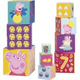 Bambolino Toys - Peppa Pig Stapelkubus - stapelvormen - stapeltoren - baby en peuterspeelgoed