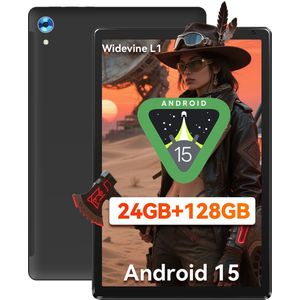 Hotlight C107 - Android 15 Tablet - 10.1 inch - 24(4+20)GB RAM/128GB ROM– 5000mAh - Zwart