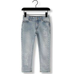 DAILY7 2600 Straight Fit Printed Jeans Jongens - Broek - Lichtblauw - Maat 110