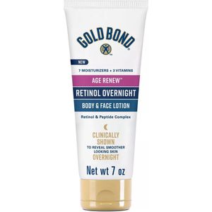 Gold Bond - Age Renew Retinol Overnight Body & Face Lotion - Retinol - 198g