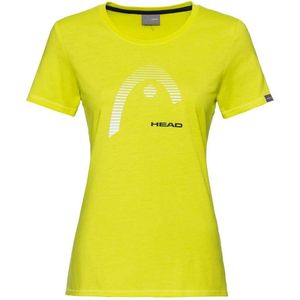 Head Racket Club Lara T-shirt Met Korte Mouwen Geel S Vrouw