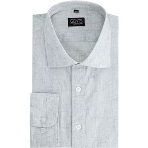 GENTS - Overhemd strijkvrij - Polyblend - Lichtgroen - Maat EU38/S