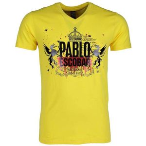 T-shirt - Don Pablo Escobar - Geel