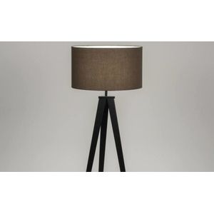 Lumidora Vloerlamp 30882 - ANTIQUA - E27 - Zwart - Bruin - Metaal - ⌀ 51 cm