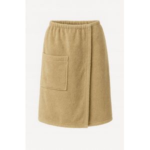 VitalHome Frotte Sauna Kilt Pareo Taupe 80x140cm met Klittenband
