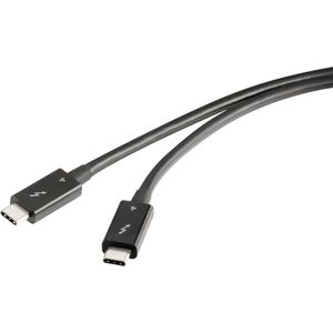 Renkforce Thunderbolt-kabel Thunderbolt 4 Thunderbolt (USB-C) Stekke