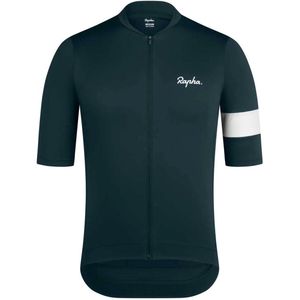 Rapha Core Korte Mouw Wielertrui Blauw XS Man