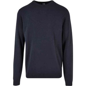 Urban Classics - Knitted Crewneck sweater/trui - XXL - Donkerblauw