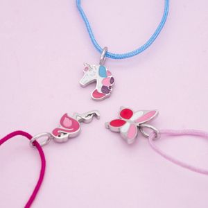 Engelsrufer Kinder Armband Edelstahl Einhorn mit Emaille und Nylon