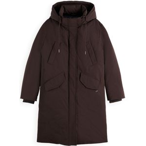 Scotch & Soda - Parka Jas City - Bruin - Dames