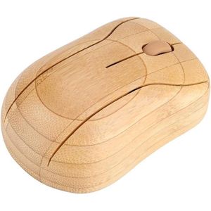 Bamboo Classic 2.4G draadloze slimme optische muis - draagbare muis voor laptop en desktop met mini-ontvanger - zwart .