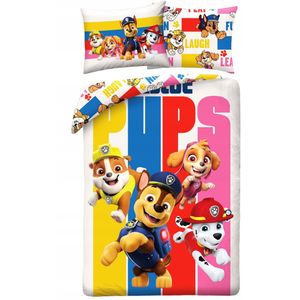 Paw Patrol Katoenen Beddengoed Set 160x200 cm