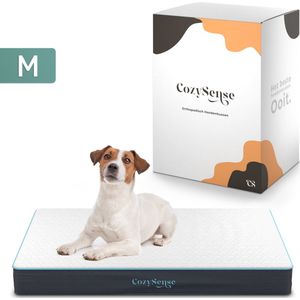 CozySense® - Orthopedisch Hondenkussen - Hondenkussen 75 x 45 cm - Ook Geschikt als Benchkussen & Hondenbed - Hondenkussen Bank - Traagschuim - Waterdicht - Wasbare Hoes - Maat M