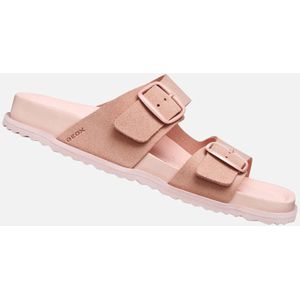Geox - SandyBett - Slippers - Zwart - Leer
