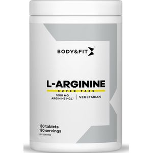 Body & Fit - Arginine Super Tabs - L-Arginine - 180 Capsules - 1000 mg per Tablet