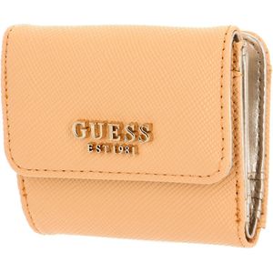 GUESS Portemonnee Laurel Card & Coin Purse Apricot Cream Abrikoos