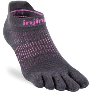Injinji - Run - No-Show - Lightweight - Hardloopsokken - Charcoal