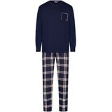 Pastunette - Midnight Mode - Pyjama - Blauw Geruit - Katoen