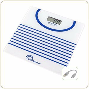 Personenweegschaal - LITTLE BALANCE - 8655 - USB-repareerbaar - 180 kg / 100 g - Mariniere
