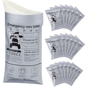 Nood Plaszakken - 10 Stuks - Voor Noodgevallen - Plastuit - Urinaal