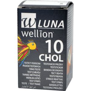 Wellion Luna cholesterol teststrips (10 stuks)