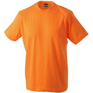 James and Nicholson - Unisex Medium T-Shirt met Ronde Hals (Licht Oranje)