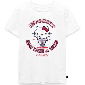 Hello Kitty Run Like A Girl Premium T Shirt Kinderen