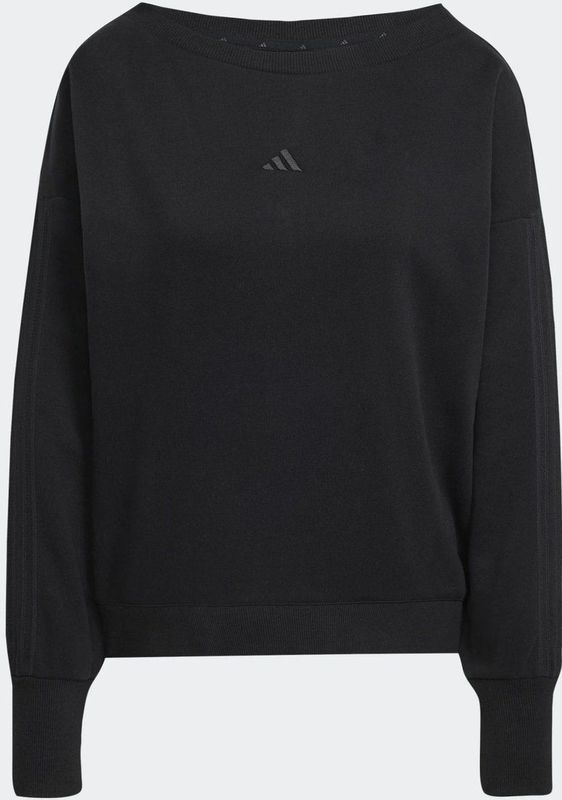 adidas - Sweatshirt - Grijs - Franse Badstof - Normale Pasvorm